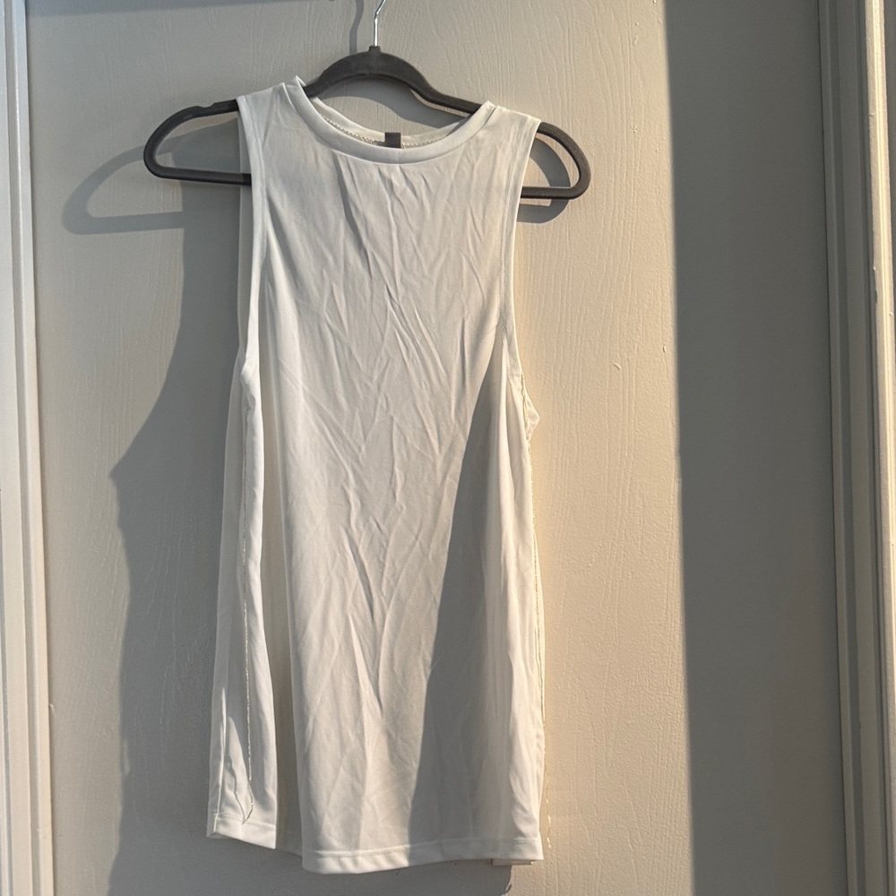 ASOS backless fringe White Sleeveless Women's Top